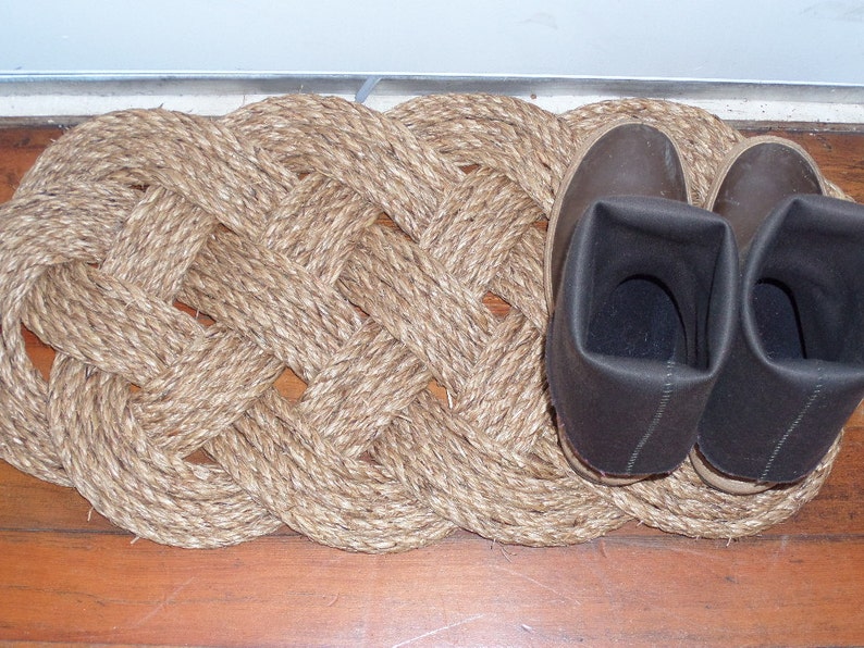 Nautical30 X 14 Outdoor Rope Rug Door Mat Doormat Etsy