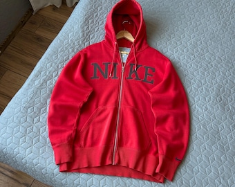 Nike Vintage 2000’s Y2K style big logo man’s hoodie size XL