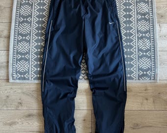 Spodnie męskie Nike Vintage 2000's nylonowe w stylu Drill, rozmiar S