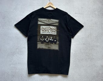 Vintage 2004 FANTOMAS Delirium Corda T Shirt Large With Cinder