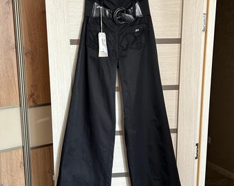 Miss Sixty Vintage women's Avant-garde black pants size 27