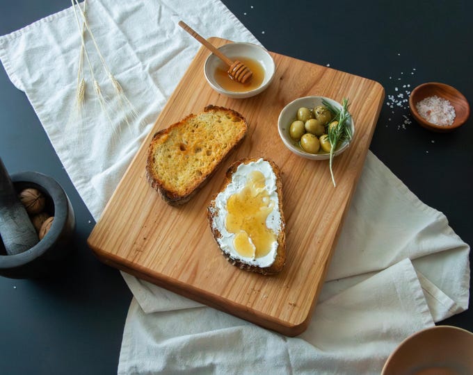 Handmade Elm Wood Cutting Board – Large & Heavy-Duty Butcher Block