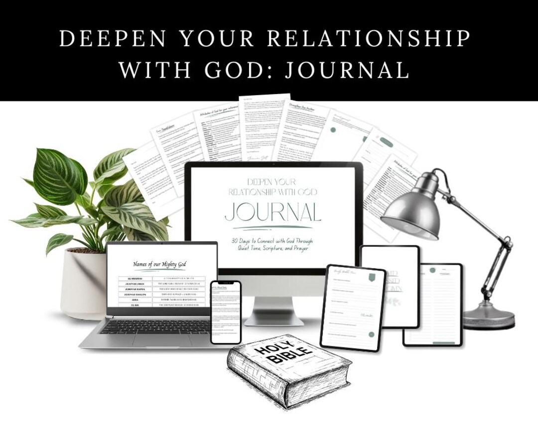 30 Day Christian Prayer Journal | Daily Scripture, Quiet Time ...