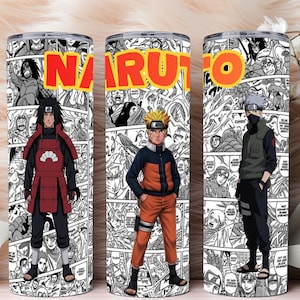 Naruto Anime Tumbler Wrap: 20oz Skinny Tumbler Design (Digital Download)
