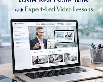 Videolezioni per assistenti immobiliari: padroneggia le competenze e le tecniche essenziali per il successo / Download digitale
