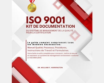 Kit di certificazione ISO 9001 – Modelli completi di sistema di gestione della qualità eBook / Download immediato