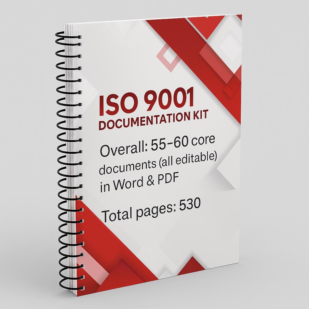 ISO 9001 Complete Documentation Kit With Word Doc & Pdf - Etsy