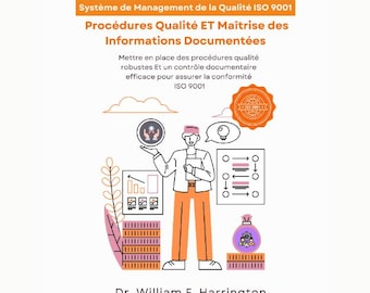 Guida alla gestione della qualità ISO 9001 (PDF e Word) / Download immediato / Ebook / Versione francese