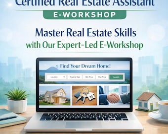 Workshop online per assistenti immobiliari certificati: padroneggia competenze essenziali, modelli e risorse per il successo / Download digitale