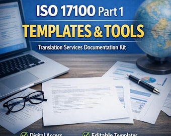 Modelli e strumenti ISO 17100 / Servizi di traduzione (accesso digitale)