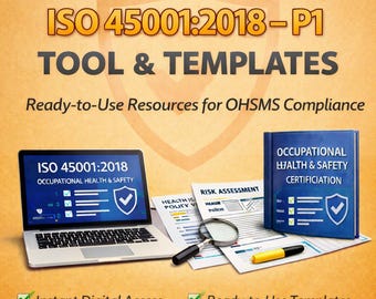 Strumenti e modelli ISO 45001:2018 – Guida completa all'implementazione dell'OHSMS / Download dello strumento digitale