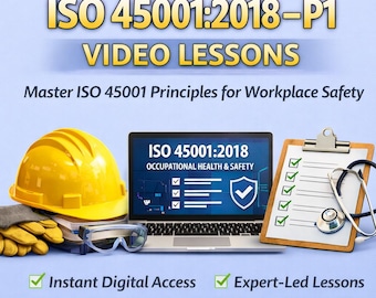 ISO 45001:2018 – Lezioni video P1 – A / Sistema di gestione della salute e sicurezza sul lavoro (SSL) / Accesso digitale