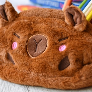 Capybara Pouch – Cute Makeup Bag | Cosmetic Travel Case | Kawaii Pencil Case | Gift for Capybara Lovers