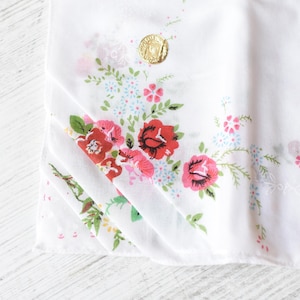Vintage Set of 3 Kids Handkerchiefs // 100% Cotton // Unused Hankies