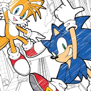 Sonic the Hedgehog: The Ultimate Adventure Coloring Book