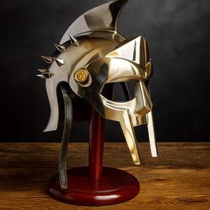 Eleganter Spartan Helm Replica - Handgefertigter Krieger Display Helm