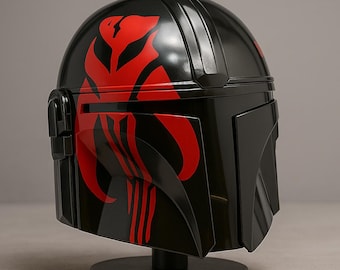 Red Mythosaur Mandalorian Helmet | Star Wars Cosplay Armor
