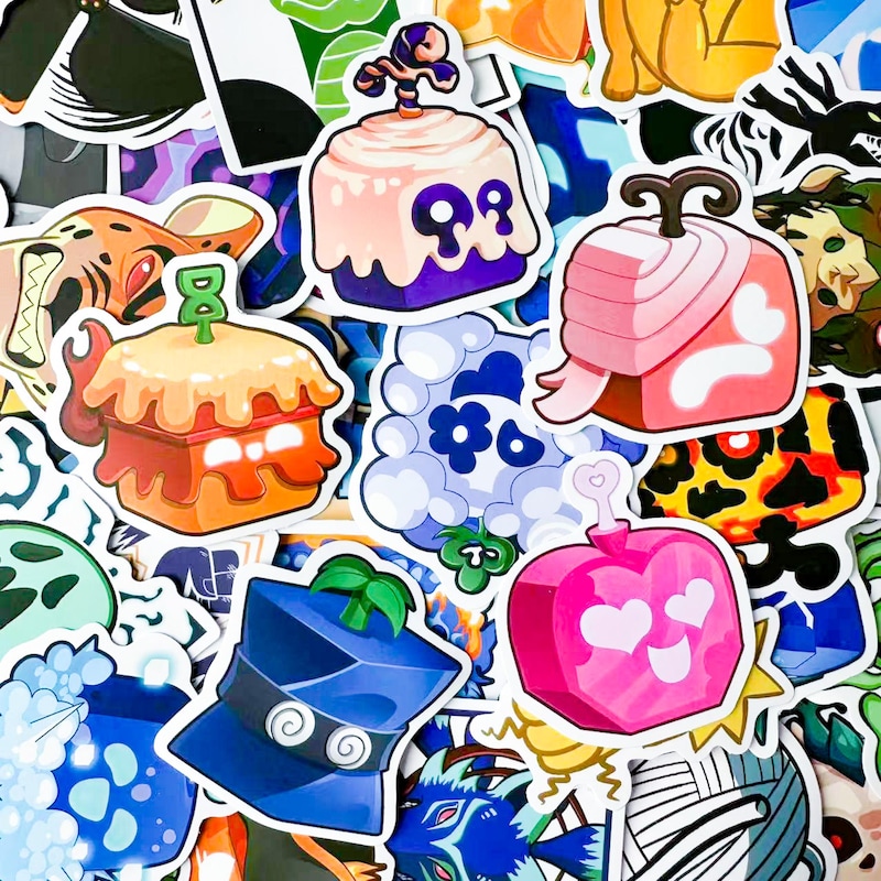 Blox Fruit Decals Fruits - Etsy