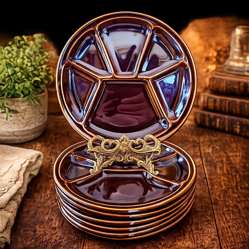 Gien fondue plates - Etsy 日本