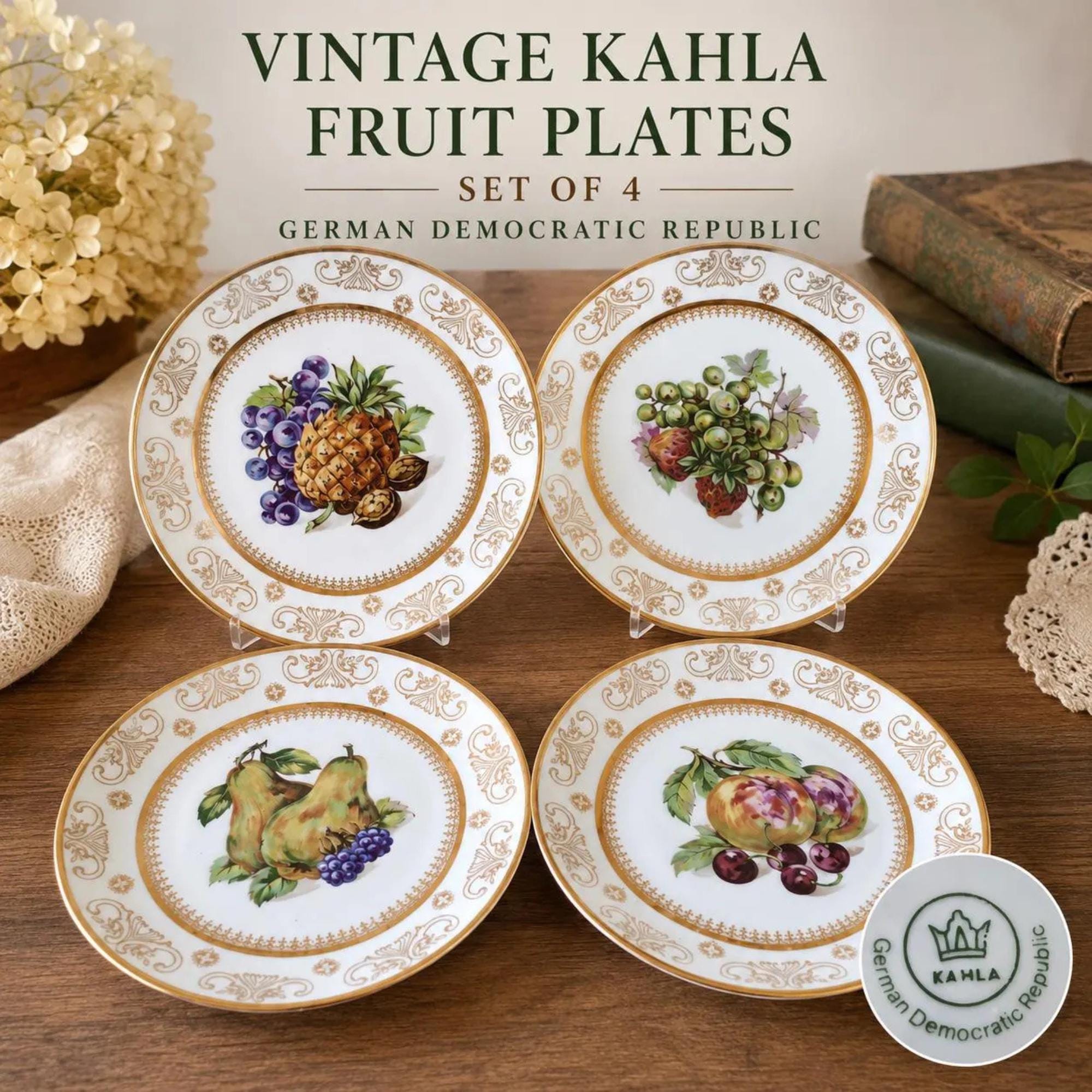 German Kahla Porcelain - Etsy