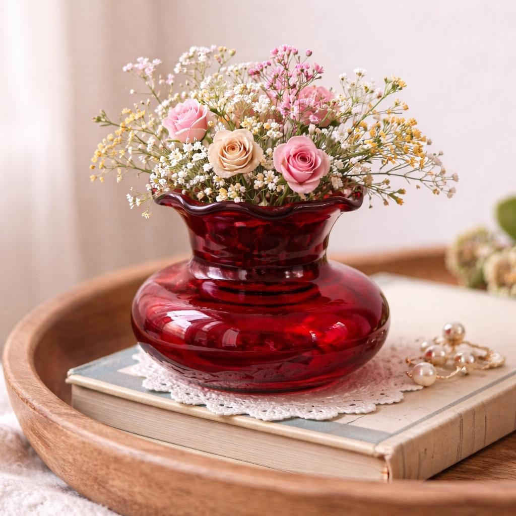 ドイツ ビンテージ ヴィンテージガラス 一輪挿し　ミッドセンチュリー 花瓶 花器 ドイツ ビンテージ ガラス一輪挿し ミッドセンチュリー 花瓶 【公式通販】