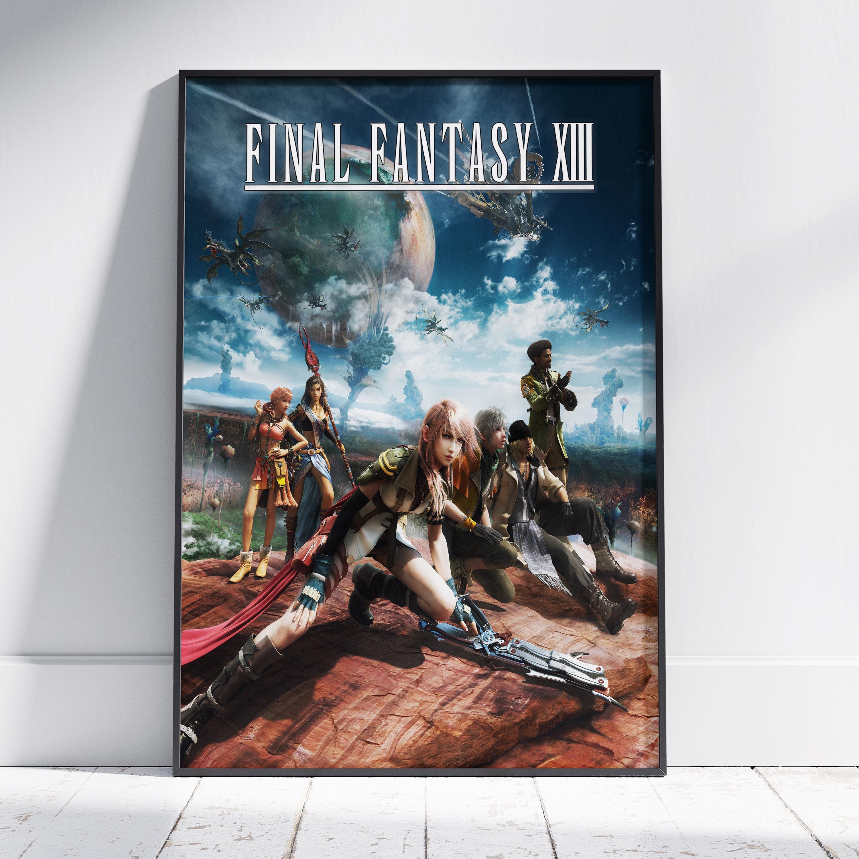 Set De 8 Posters Transparents Final Fantasy XIII - Dimensions W185