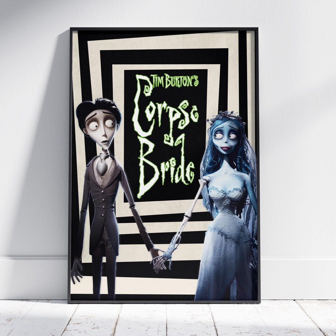 Corpse Bride Movie Poster | Rolled Canvas Print - Etsy