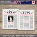 100th Birthday Poster, 100th Birthday Gift, 100th Birthday Sign, 1924 ...