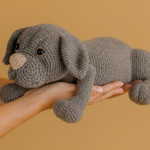 Crochet Dog Pattern PDF, Amigurumi Puppy Tutorial, Stuffed Animal Plushie Pattern, DIY Crochet Dog Toy, Handmade Puppy PDF Tutorial