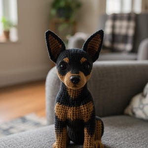 Patrón de amigurumi de chihuahua – Tutorial en PDF para un cachorro adorable – Juguete para perro pequeño DIY – Peluche de mascota en crochet – Patrón de peluche hecho a mano