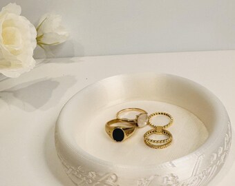 Bandeja para joyas/plato para anillos impresa en 3D