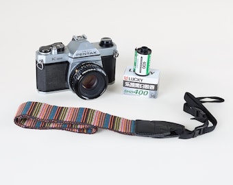 Pentax K1000 35 mm-bundel: gebruiksvriendelijke filmcamera voor beginners