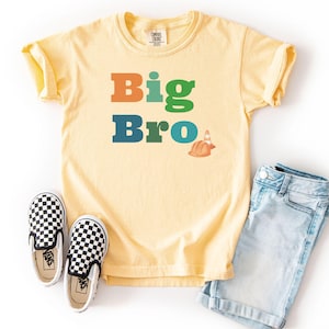 Comfort Colors Boys Shirt, Big Bro, Promoted To Big Brother, Brother Shirt, Big Brother Gift, Big Brother Shirt, Pregnancy Announcement