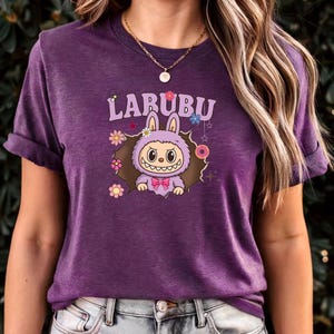Labubu Shirt: Anime-Inspired Unisex Cotton Jersey T-Shirt