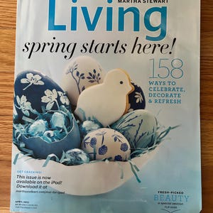 Vintage Martha Stewart Living Magazines - Recipe Cards Intact