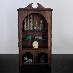 Miniature Apothecary Curio Cabinet Oddities Niche