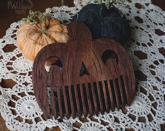 Pumpkin Wooden Comb