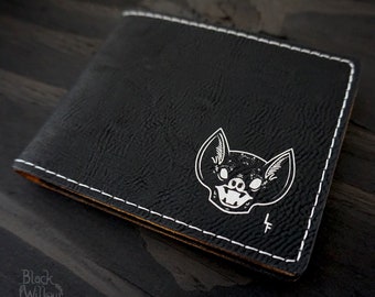 Mad Bat Vegan Leather Wallet