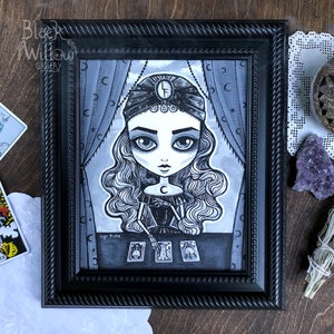 Tarot Reader 8&quot; x 10&quot; Art Print