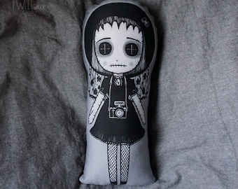 Lydia Deetz Art Doll Pillow