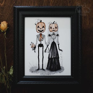 Impression d'art Amour d'automne 20 x 10 po.