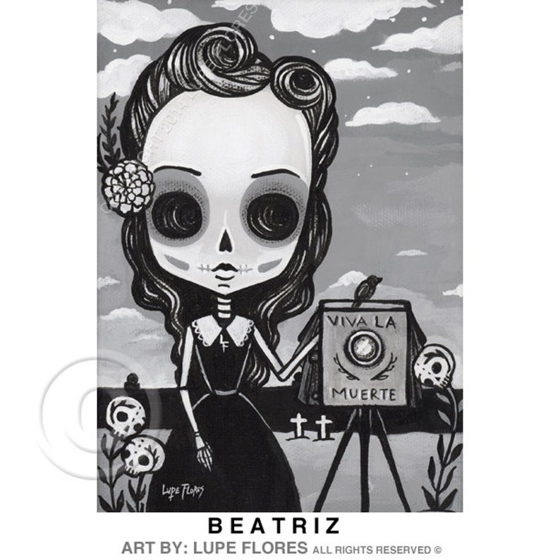 Beatriz The Photographer 5x7 print by Lupe Flores image 1
