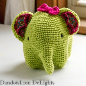 Crochet Elephant Toy, CUSTOM MADE, OOAK, Amigurumi Toy, Stuffie, Stuffed Animal, Zoo Nursery Decor, Plushies, Baby Boy, Baby Girl Gift