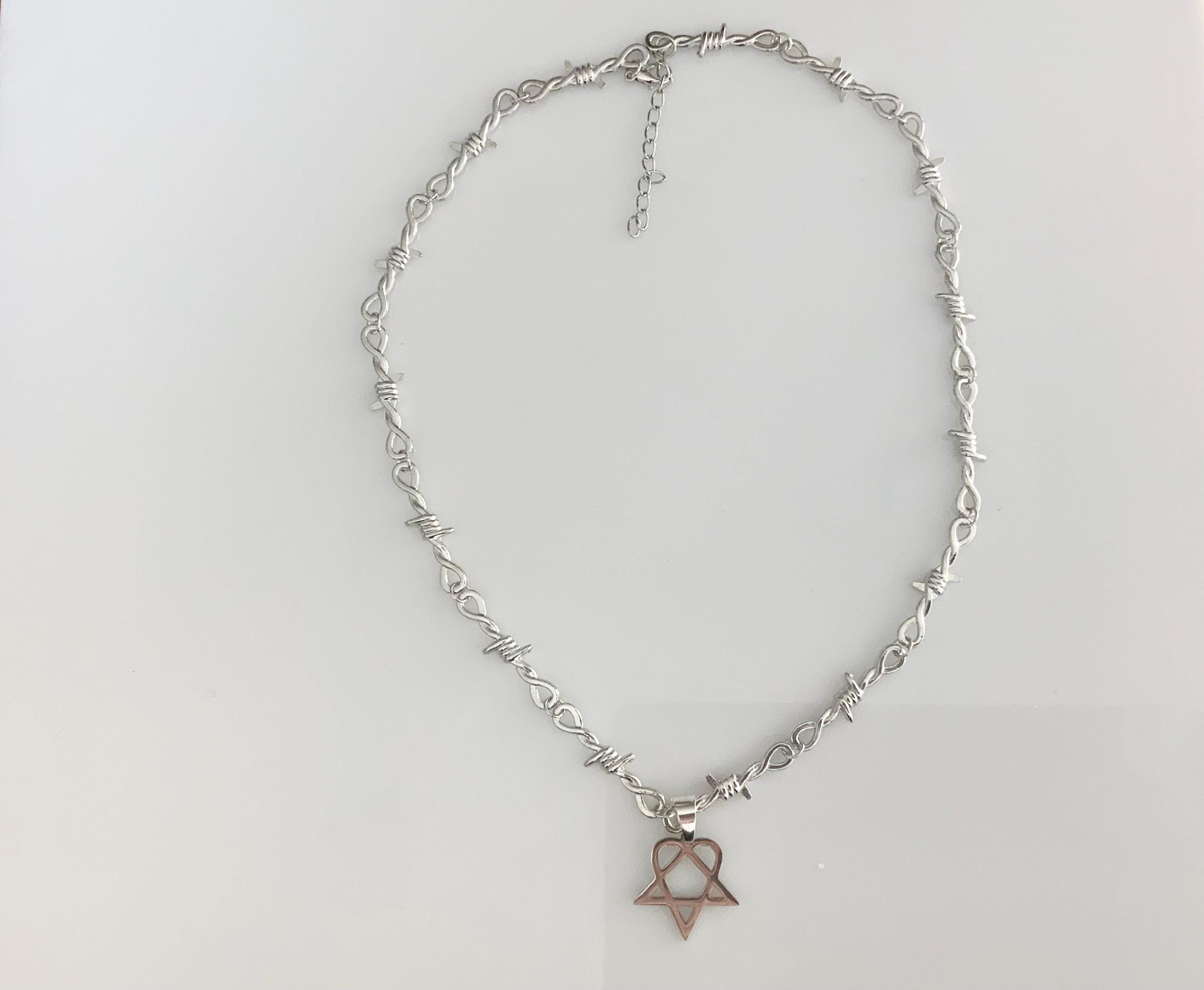 Stemming Hart Emotie Ketting - Kleurveranderend en Temperatuur Gevoelig - Mood Hanger voor Vintage Sieraden Accessoires - Unisex Cadeau - 2 Stuks