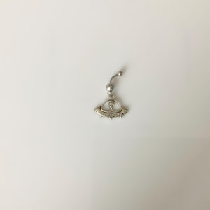 Alien Spaceship UFO Universe Galaxy Charm Belly Navel Ring Body Jewelry Piercing