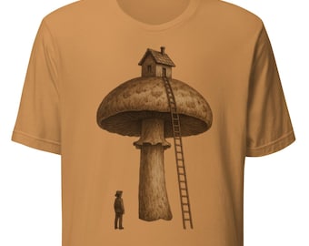 Camiseta vintage de hongos para amantes del senderismo, la recolección de alimentos y la jardinería
