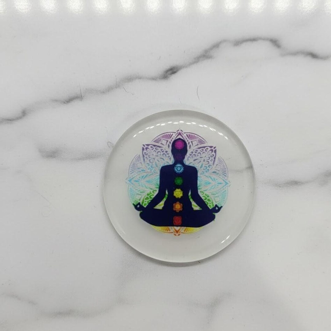 Buy Sacred Chakra Energy Plate | Healing Meditation Disc With Yoga ...