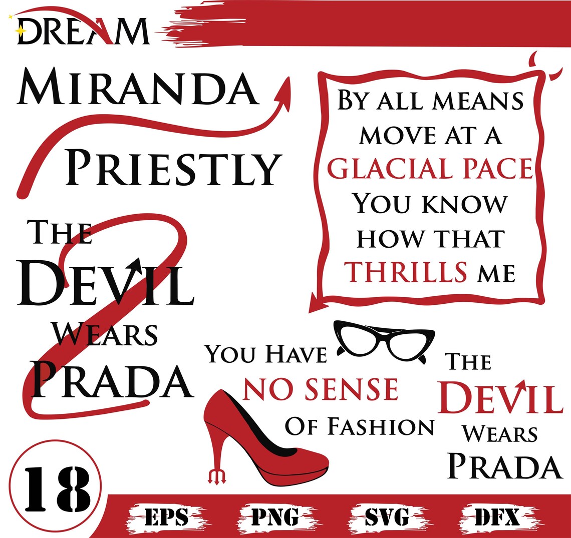 Devil Wears Prada 2 Movie SVG PNG Bundle: That's All Miranda Priestly ...