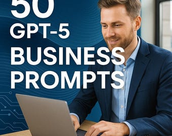 GPT-5 Business Prompts Pack – 50 AI Prompts for Entrepreneurs & Marketers