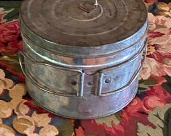 Vintage aluminum lunch box